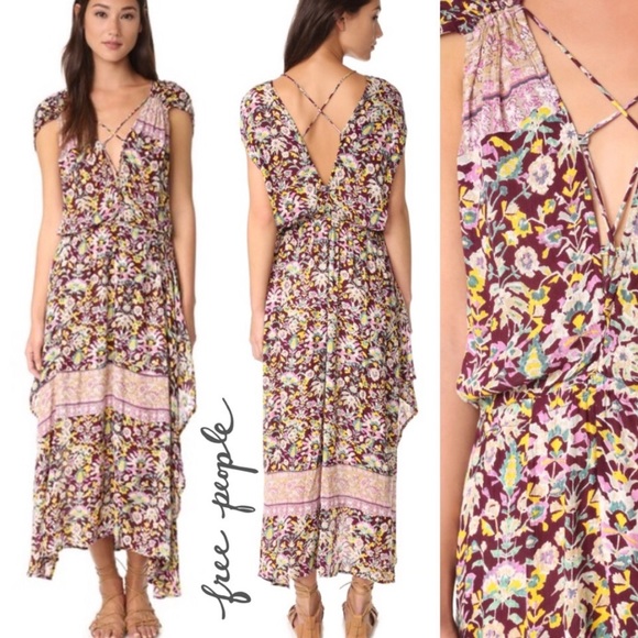 Free People Dresses & Skirts - Free People One Petra Floral Maxi Dress Size XS